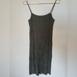 All Saints Pleated Accordian Style Dress small